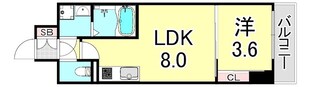 LIVIAZ KOBE LaMerの物件間取画像